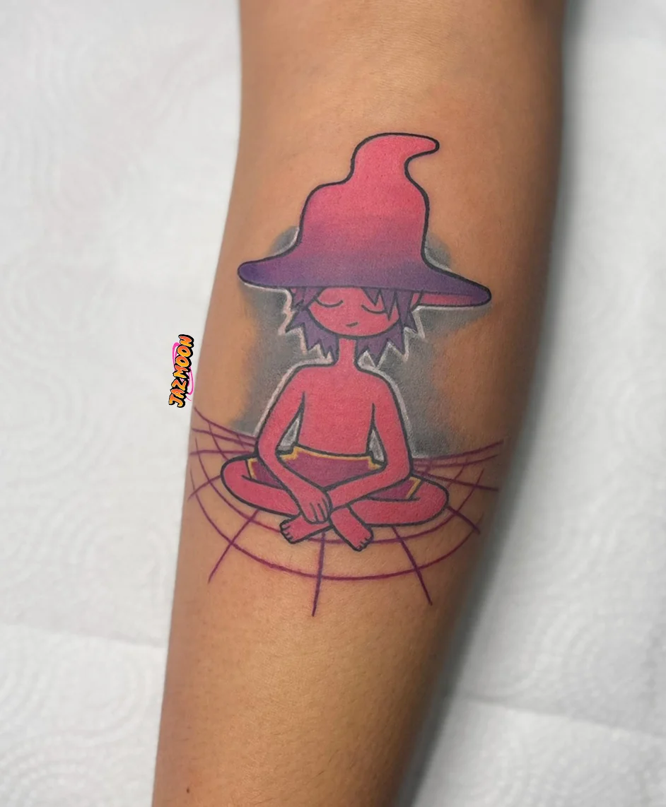 Tatuaje anime a color